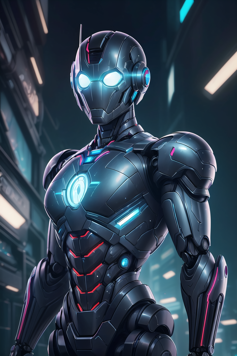 377522-171279538-(Half body photo_1.1) (highly detailed_1.2),(best quality_1.2),  Portrait, Ultron from Marvel, biomechanical, complex robot, ful.png